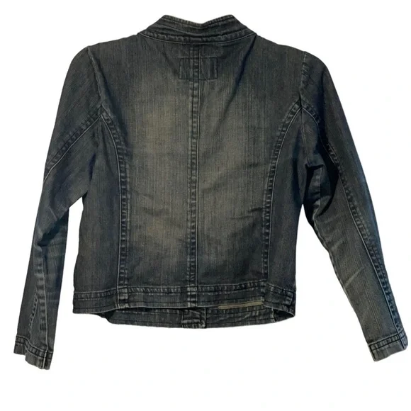 Levi Strauss Signature ladies button up denim jacket. Size Large EUC - Picture 3 of 6